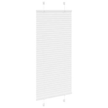 Plissee Weiß 55x150 cm Stoffbreite 54,4 cm Polyester