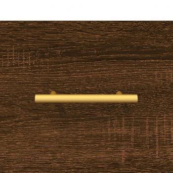 Wand-Nachttisch Braun Eichen-Optik 35x35x20 cm
