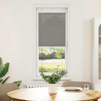 ARDEBO.de - Plissee Anthrazit 50x100 cm Stoffbreite 49,4 cm Polyester