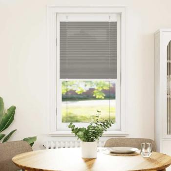 ARDEBO.de - Plissee Anthrazit 60x100 cm Stoffbreite 59,4 cm Polyester