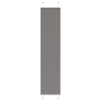 ARDEBO.de - Plissee Anthrazit 50x200 cm Stoffbreite 49,4 cm Polyester
