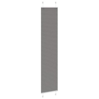 Plissee Anthrazit 50x200 cm Stoffbreite 49,4 cm Polyester