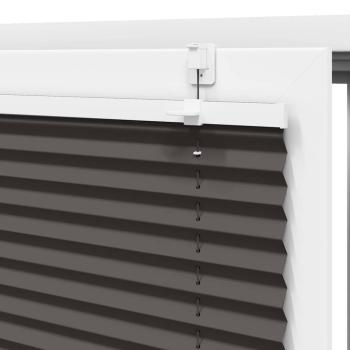 ARDEBO.de - Plissee Schwarz 90x150 cm Stoffbreite 89,4 cm Polyester