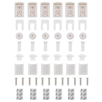 Plissee Bordeauxrot 110x100 cm Stoffbreite 109,4 cm Polyester