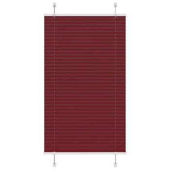 ARDEBO.de - Plissee Bordeauxrot 70x150 cm Stoffbreite 69,4 cm Polyester