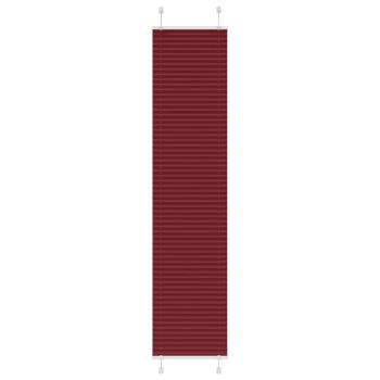 ARDEBO.de - Plissee Bordeauxrot 45x200 cm Stoffbreite 44,4 cm Polyester