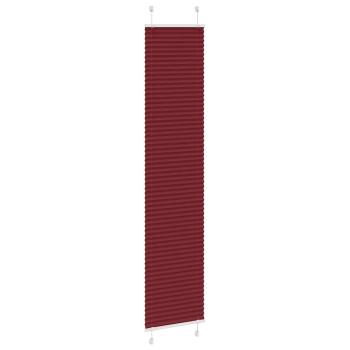 Plissee Bordeauxrot 45x200 cm Stoffbreite 44,4 cm Polyester