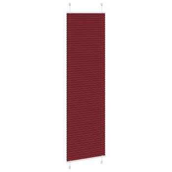 Plissee Bordeauxrot 55x200 cm Stoffbreite 54,4 cm Polyester