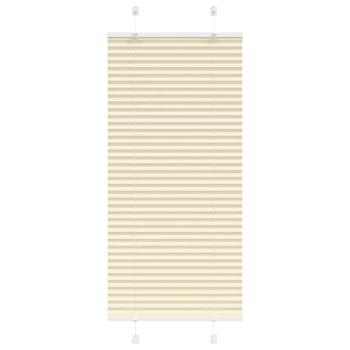 ARDEBO.de - Plissee Creme 65x100 cm Stoffbreite 64,4 cm Polyester