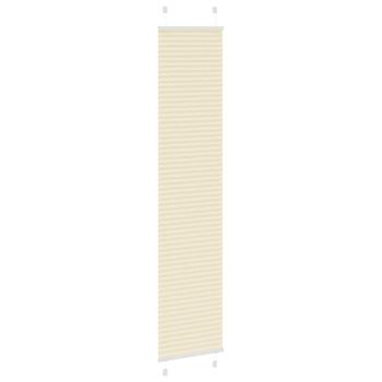 Plissee Creme 45x200 cm Stoffbreite 44,4 cm Polyester