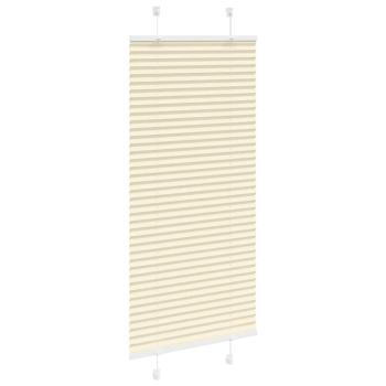 Plissee Creme 55x150 cm Stoffbreite 54,4 cm Polyester