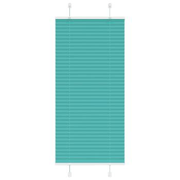 ARDEBO.de - Plissee Petrolgrün 55x150 cm Stoffbreite 54,4 cm Polyester