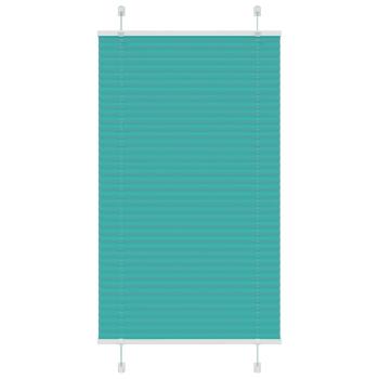 ARDEBO.de - Plissee Petrolgrün 80x150 cm Stoffbreite 79,4 cm Polyester