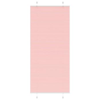 ARDEBO.de - Plissee Rosa 95x200 cm Stoffbreite 94,4 cm Polyester