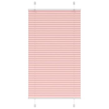 ARDEBO.de - Plissee Rosa 75x150 cm Stoffbreite 74,4 cm Polyester