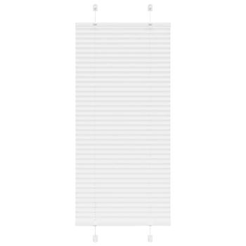 ARDEBO.de - Plissee Weiß 60x150 cm Stoffbreite 59,4 cm Polyester