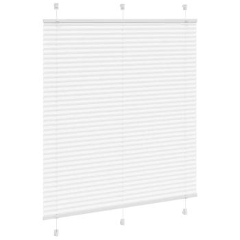 Plissee Weiß 115x100 cm Stoffbreite 114,4 cm Polyester