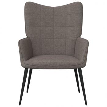 Relaxsessel Taupe Stoff