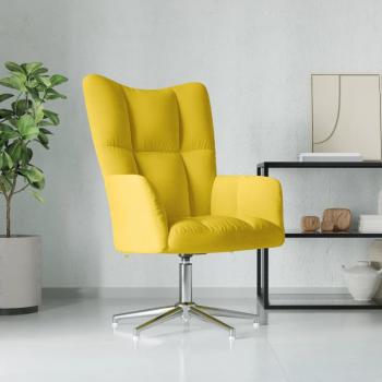 ARDEBO.de - Relaxsessel Senfgelb Samt