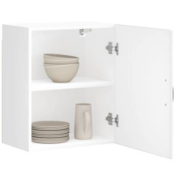 ARDEBO.de - Küchen-Hängeschrank Lucca Hochglanz-Weiß Holzwerkstoff