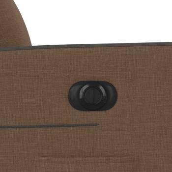 Relaxsessel Elektrisch Braun Stoff