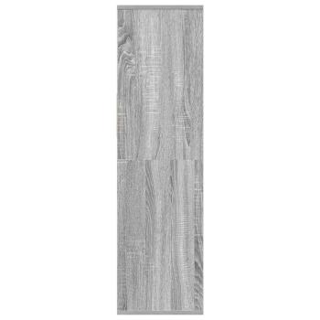 Bücherregal Grau Sonoma 34x31x112 cm Holzwerkstoff
