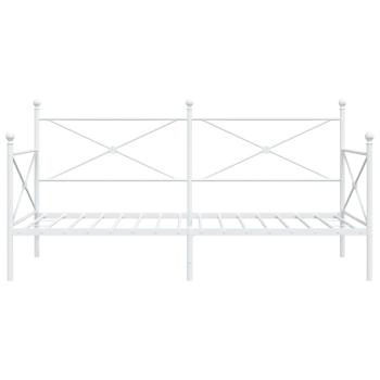 Tagesbett ohne Matratze Weiß 100x200 cm Stahl