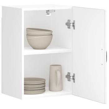 ARDEBO.de - Küchen-Hängeschrank Lucca Hochglanz-Weiß Holzwerkstoff
