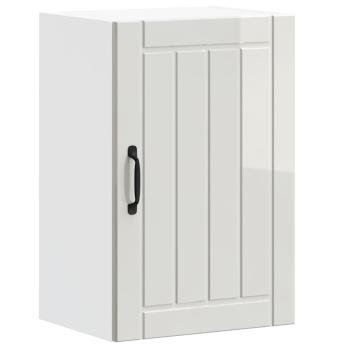 Küchen-Hängeschrank Lucca Hochglanz-Weiß Holzwerkstoff