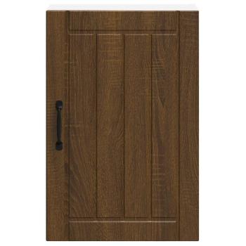 Küchen-Hängeschrank Lucca Braun Eichen-Optik Holzwerkstoff