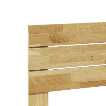 Kopfteil 80 cm Massivholz Eiche