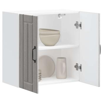 ARDEBO.de - K?chen-H?ngeschrank Lucca Grau Sonoma Holzwerkstoff
