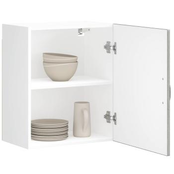 ARDEBO.de - Küchen-Hängeschrank Lucca Grau Sonoma Holzwerkstoff
