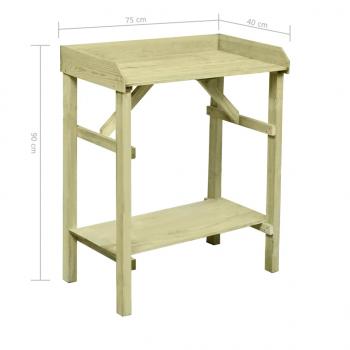 Pflanztisch Imprägniertes Kiefernholz 75 x 40 x 90 cm