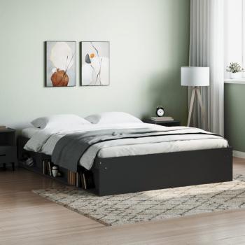 ARDEBO.de - Bettgestell Schwarz 140x190 cm