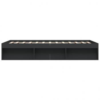 Bettgestell Schwarz 140x190 cm