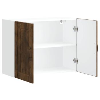 ARDEBO.de - Küchen-Hängeschrank Lucca Räuchereiche Holzwerkstoff