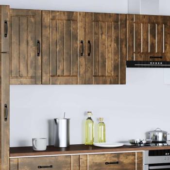 K?chen-H?ngeschrank Lucca R?uchereiche Holzwerkstoff