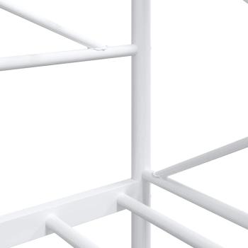 Tagesbett ohne Matratze Weiß 80x200 cm Stahl