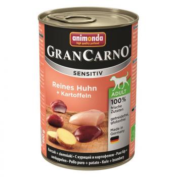 ARDEBO.de Animonda Dog GranCarno Adult Sensitive Huhn & Kartoffeln 400g