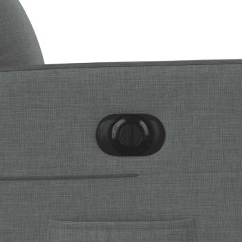 Relaxsessel Elektrisch Dunkelgrau Stoff