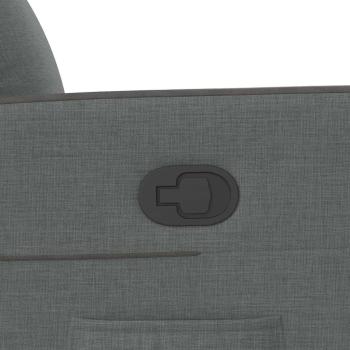 Relaxsessel Dunkelgrau Stoff