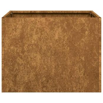 Pflanzkübel Rostig 40x40x30 cm Wetterfester Stahl