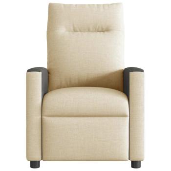Massagesessel Elektrisch Creme Stoff