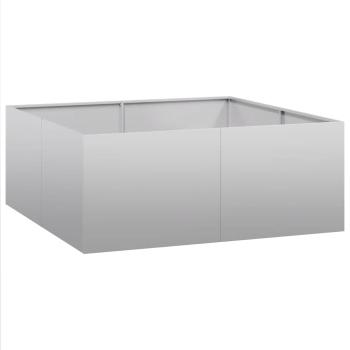 Pflanzkübel 100x100x40 cm Verzinkter Stahl