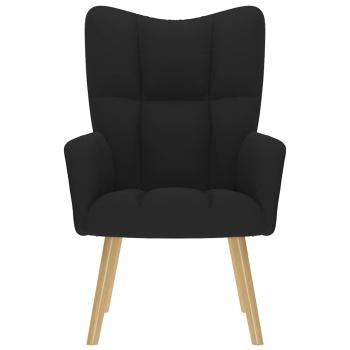 Relaxsessel Schwarz Stoff