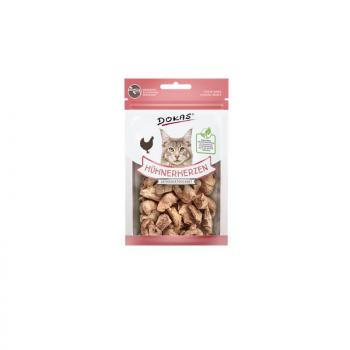 ARDEBO.de Dokas Cat Hühnerherzen gefriergetrocknet 15g