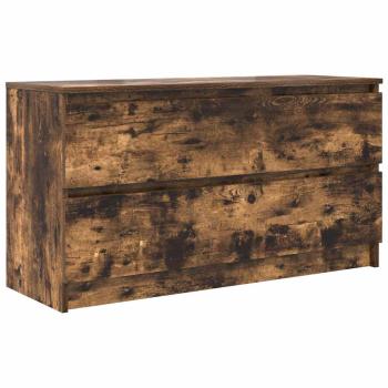 TV-Schrank Räuchereiche 100x35x54 cm Holzwerkstoff