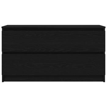 TV-Schrank Schwarz 100x35x54 cm Holzwerkstoff