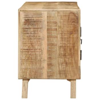 ARDEBO.de - TV-Schrank 105x46x32 cm Raues Massivholz Mango